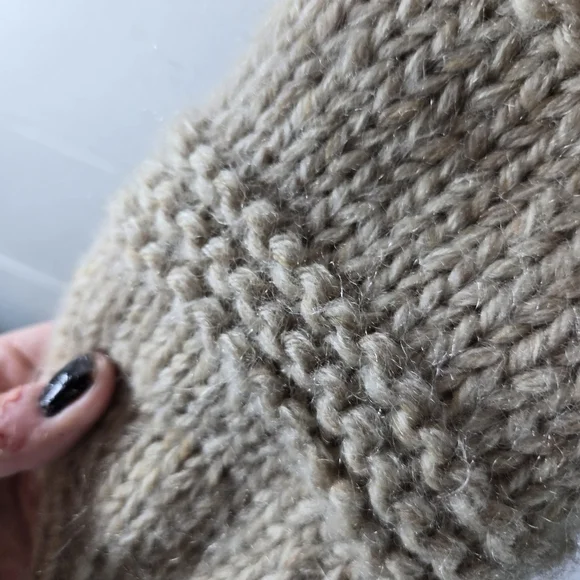 Vtg 70s  Mink Front Sweater Jacket Albert Furs - Picture 3 of 13